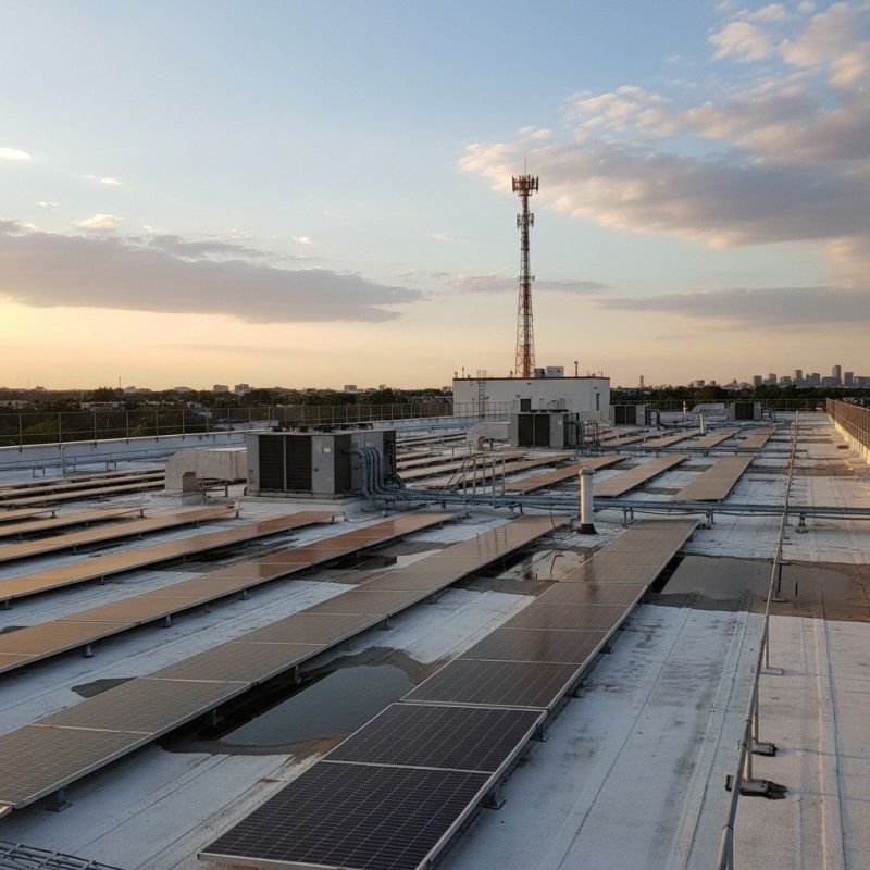 Residential Solar Installation detail